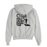 My Compass, My Anchor – A Gift of Love for Him - silver grey - Hoodies