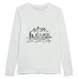 Embrace Adventure - Live Love Camp - White - Long Sleeve T-shirts