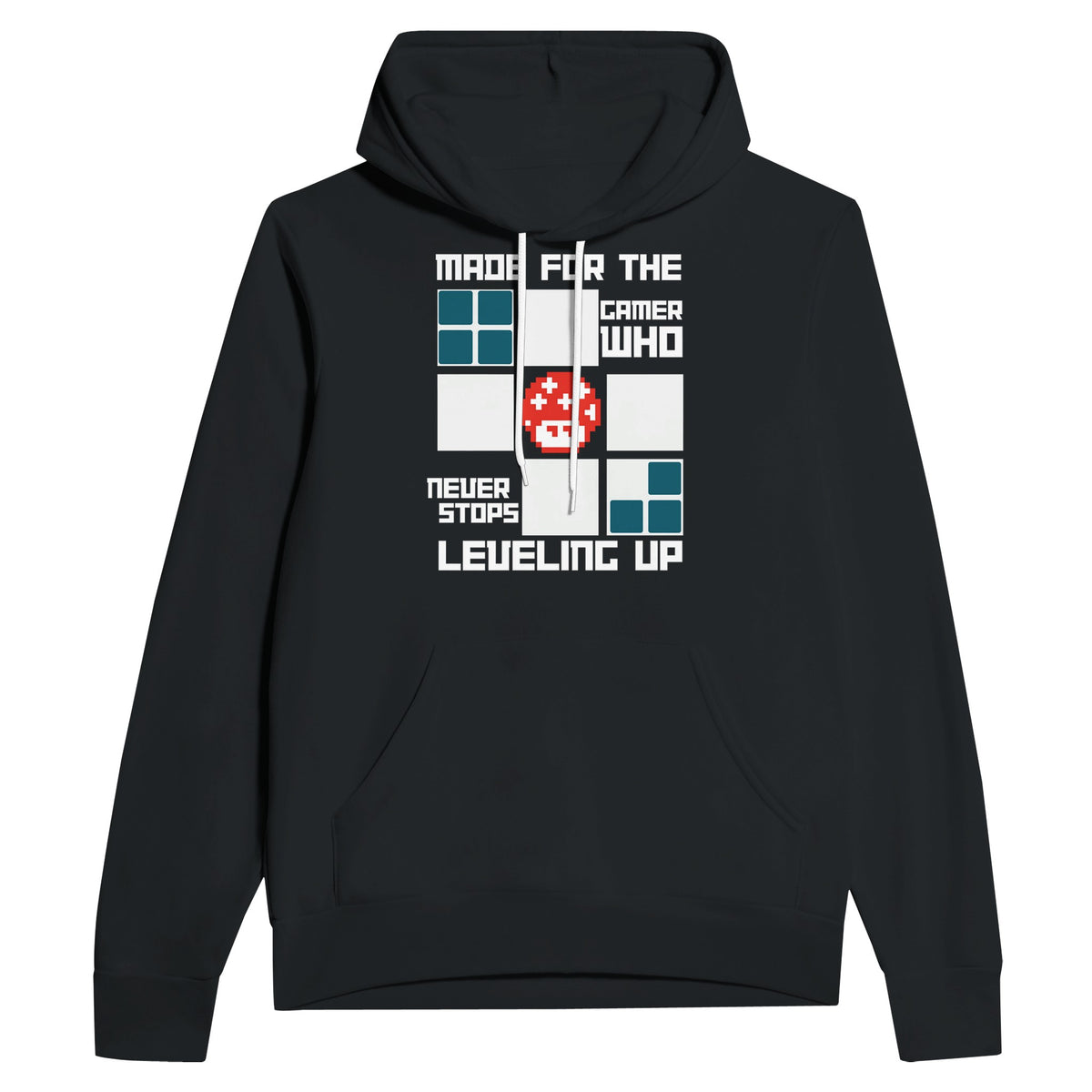 Power-Up Your Wardrobe with Pixel Art for Game Lovers - Black - Hoodies