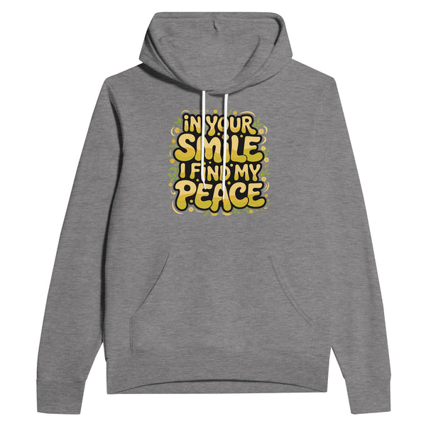 In Your Smile, I Find My Peace – A Gift of Love for Him - Dark Gray Heather - Hoodies