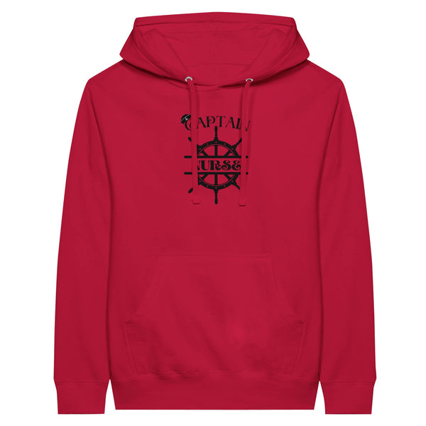 Heroic Tribute - Captain Nurse Vintage Hoodie - Red - Pullover Hoodies