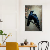 Mystery & Meaning – Wooden Poster Gift for Artists - White frame - Wooden Framed Posters