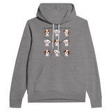 Canine Cuddles Collection - Stay Stylish, Stay Snuggled - Dark Gray Heather - Hoodies