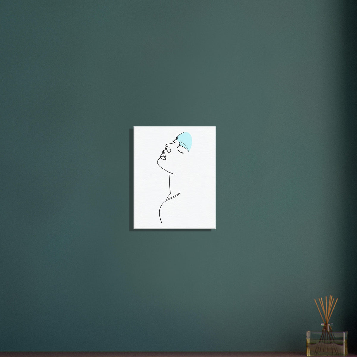 Whispers of Art - Minimalist Face Canvas - 40x50 cm 16x20″ - Canvas Prints