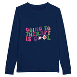 Therapeutic Threads - Doing to Therapy is Cool - Navy - Sweatshirt