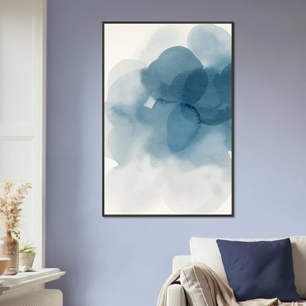 Midnight Bloom – Metal Framed Poster for Gift Lovers - - Metal Framed Posters