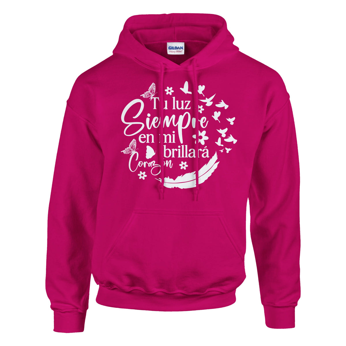 Shine Bright - Your Hoodie of Eternal Light - Heliconia - Hoodies