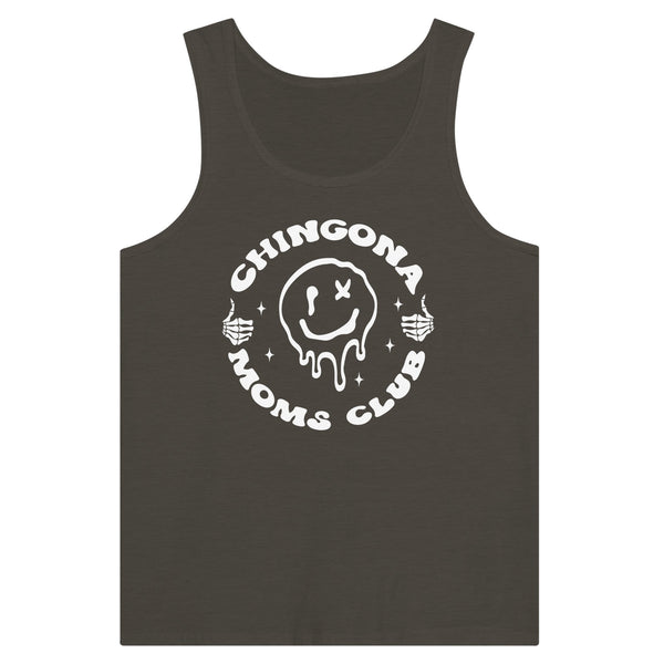 Celebrating Motherhood - Chingona Moms Club - Triblend Black Heather - Tank Tops