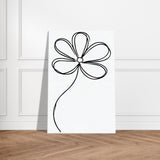 Modern Flora - Artistic Flower Canvas - 60x90 cm 24x36″ - Canvas Prints