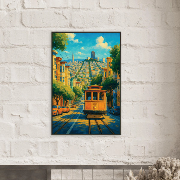 Gift City Memories – Metal Framed San Francisco Poster - - Metal Framed Posters