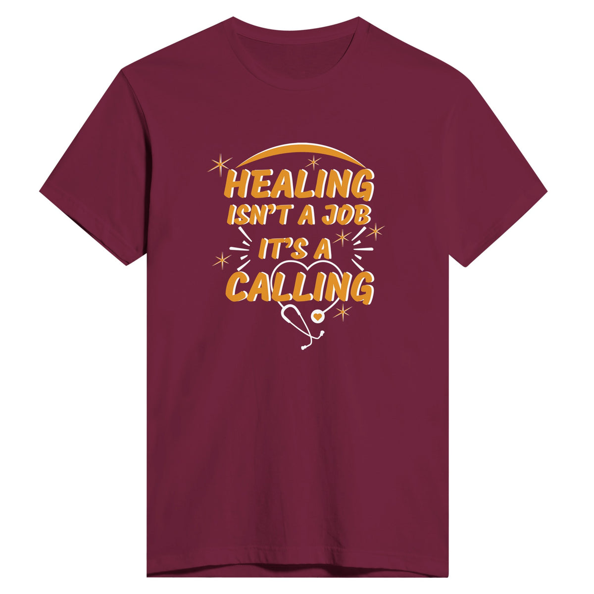 Celebrating the Heart of Healing – Tribute to Doctors - Maroon - T-Shirts