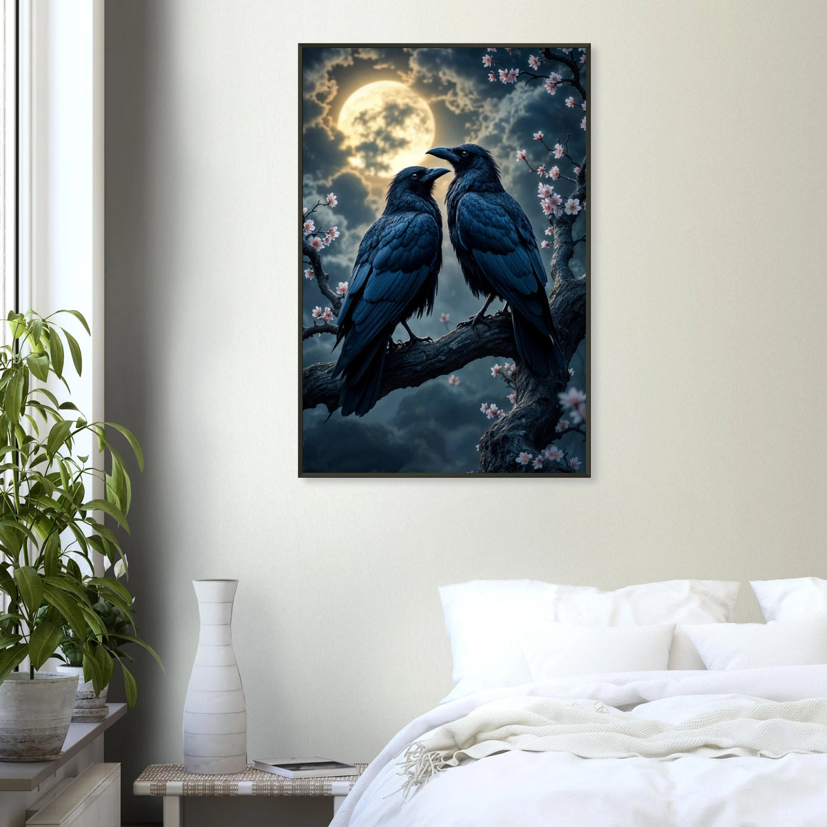 Ravens in Bloom – A Dark Romance Framed Gift - Default Title - Metal Framed Posters