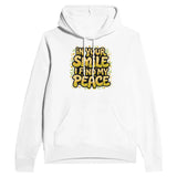 In Your Smile, I Find My Peace – A Gift of Love for Him - White - Hoodies