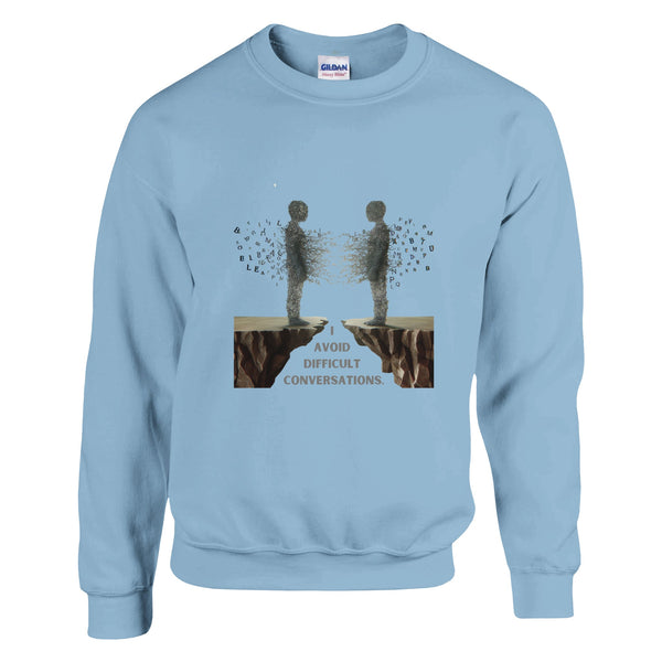 Bridging Words - The Conversation Gap Sweatshirt - Light Blue - Sweatshirts