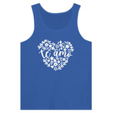 Unconditional Love - 'Te Amo' Heavyweight Tank - True Royal - Print Material