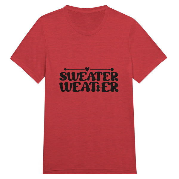 Sweater Weather Vibes - Cozy Memories on Cotton - Triblend Red 2XL - T-shirts