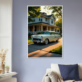 Gift a Vintage Vibe – Wooden Framed Poster - White frame - Wooden Framed Posters