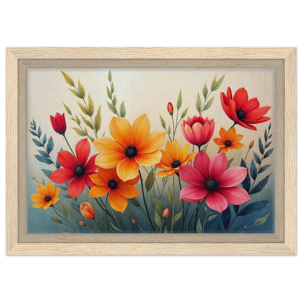 Radiant Garden - Vibrant Blooms for Every Space - - Framed Posters