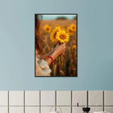 Sun-Kissed Moments – Wooden Framed Poster - Black frame - Wooden Framed Posters