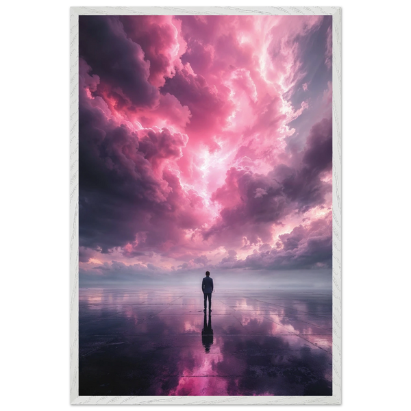 Storm Within – Wooden Framed Poster - - Wooden Framed Posters