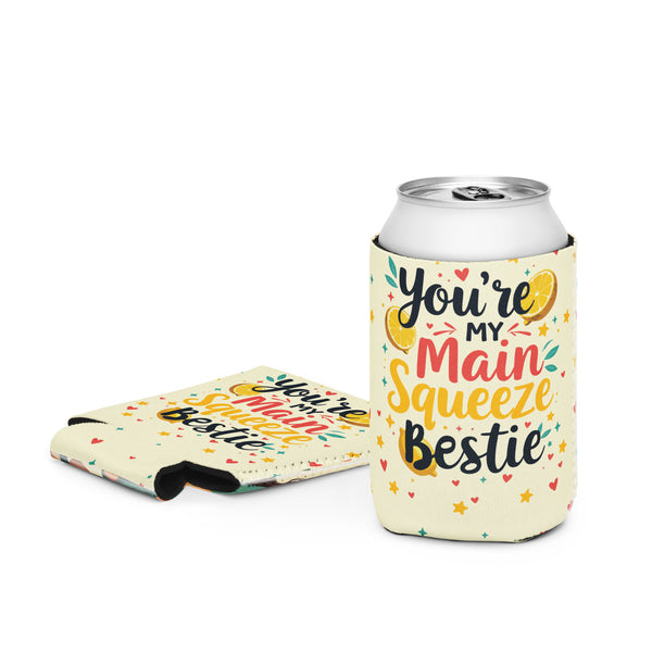 Main Squeeze Can Cooler for Bestie Gifting - Regular 12 oz - Can Cooler
