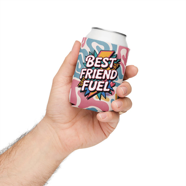 Bold & Fun Can Cooler for Besties - Regular 12 oz - Can Covers
