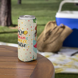Main Squeeze Can Cooler for Bestie Gifting - Slim 12 oz - Can Cooler