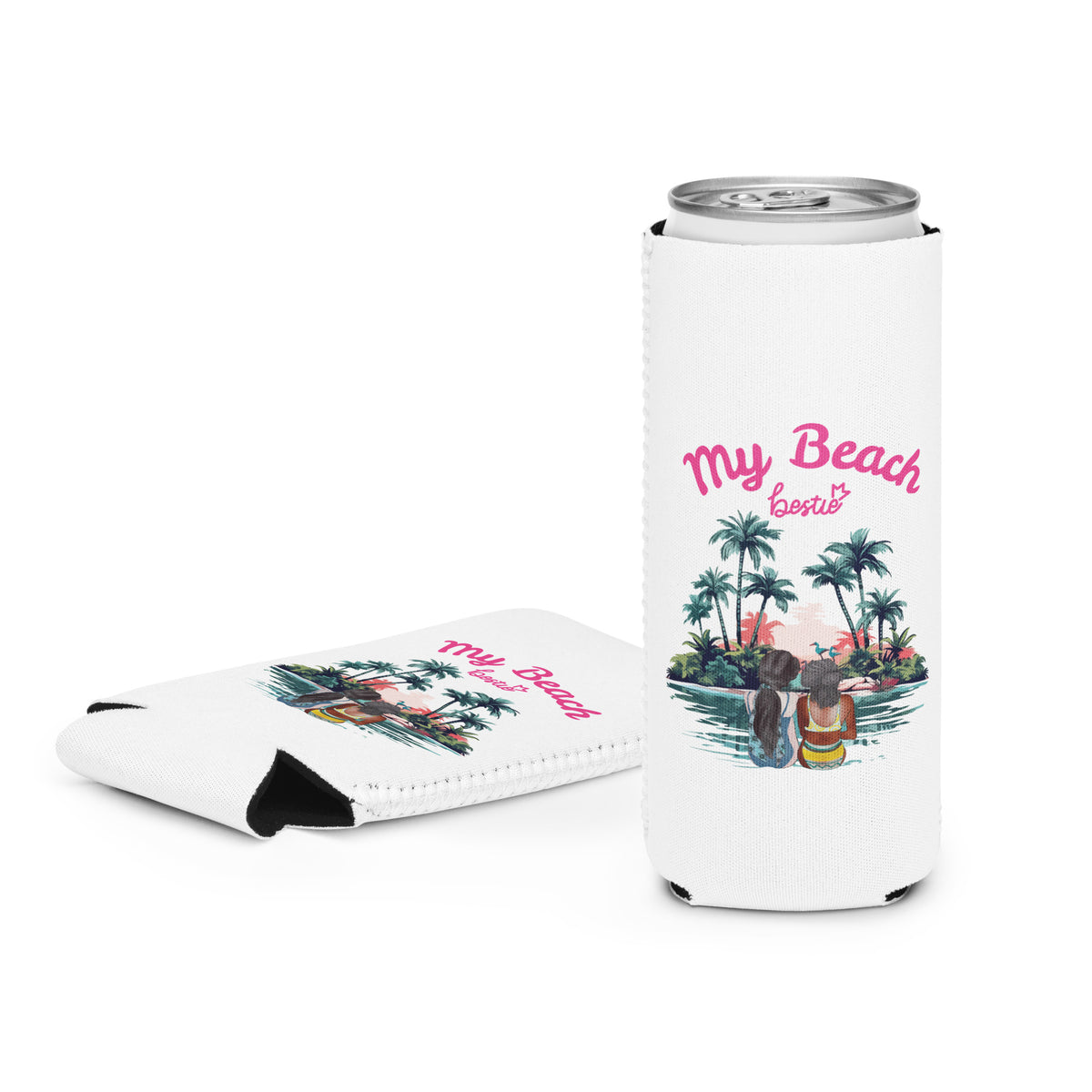 Tropical Moments Can Cooler Gift - Slim 12 oz - Can Cooler