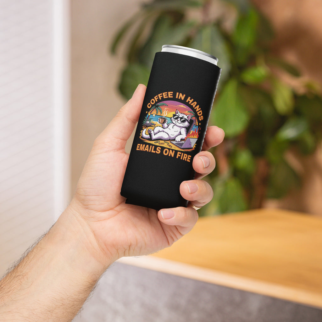 Chill Mode On – Work Vibes Gift - Slim 12 oz - Can Covers