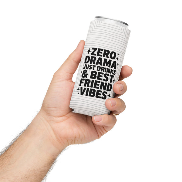Zero Drama Can Cooler – BFF Edition - Slim 12 oz - Can Covers