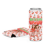 Besties Forever Can Cooler – Gift Ready - Slim 12 oz - Can Covers