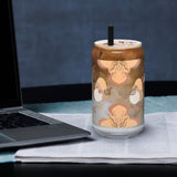 Timeless Floral Delight Can Glass - - Mugs