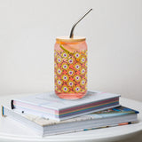 Floral Finesse Drinking Glass - Lush & Luxurious - 16 oz With Lid & Straw - Tumblers