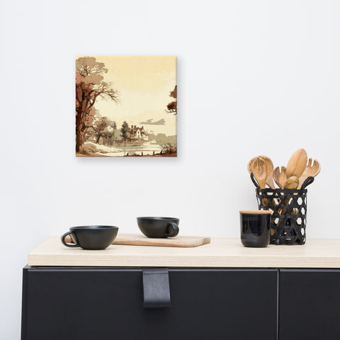 Image of Rustic Retreat - A Nostalgic Landscape