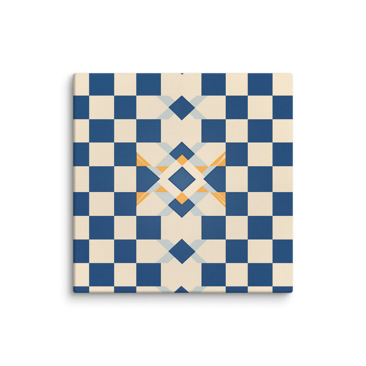 Symmetry in Blue - An Artistic Keepsake - 12″×12″ - Canvas