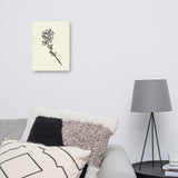 Serene Flora - Minimalist Plant Canvas Design - - Canvas