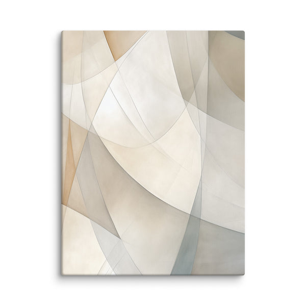 Fluid Harmony - Abstract Elegance - 12″×16″ - Canvas Prints