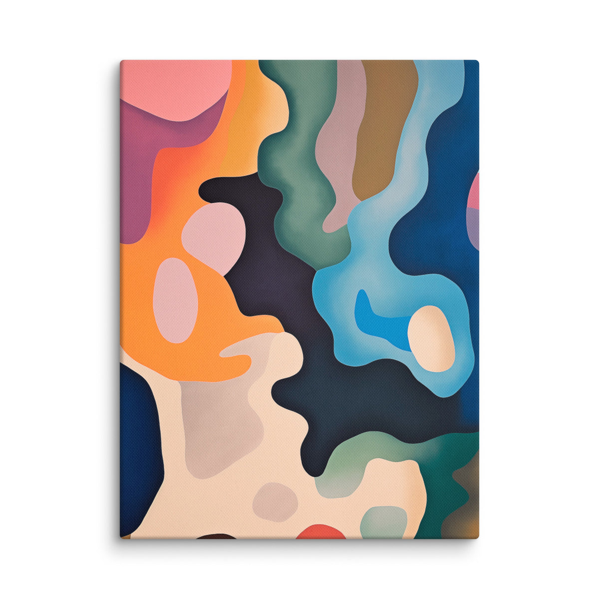 Dynamic Harmony - Colorful Abstractions - 12″×16″ - Canvas Prints