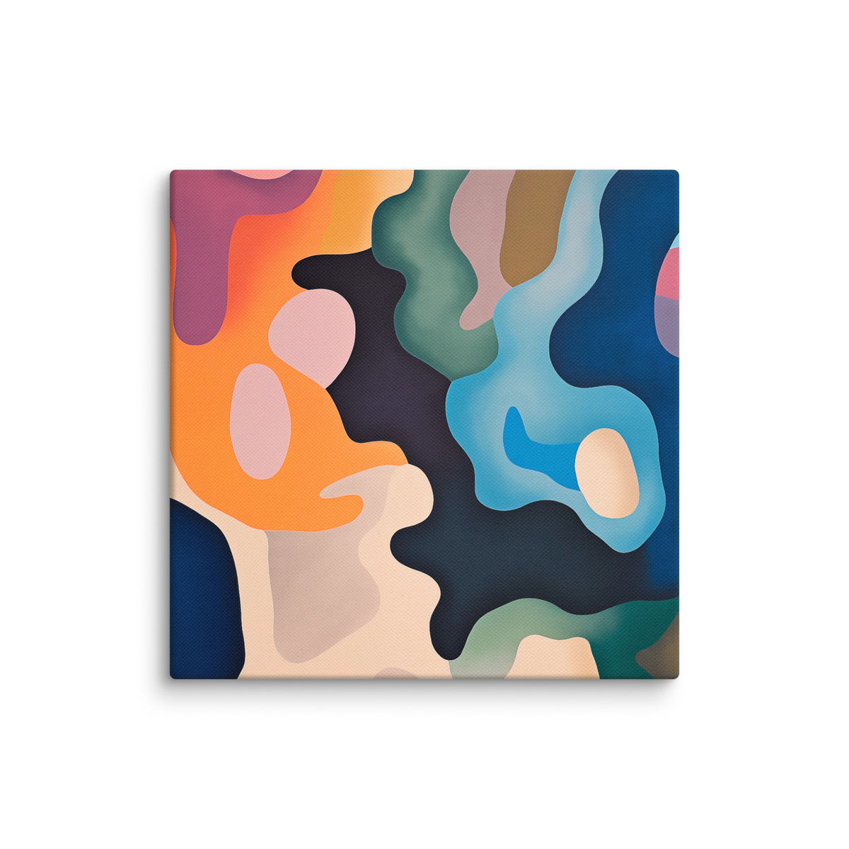 Dynamic Harmony - Colorful Abstractions - 16″×16″ - Canvas Prints