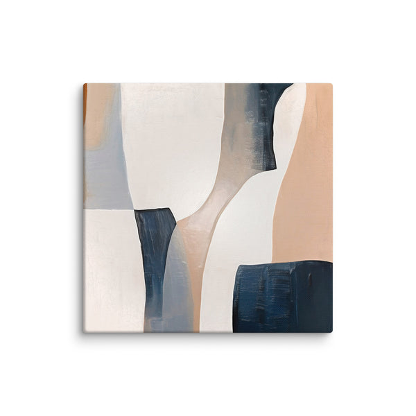 Modern Abstract - A Symphony of Shapes - 16×16 - Canvas Prints