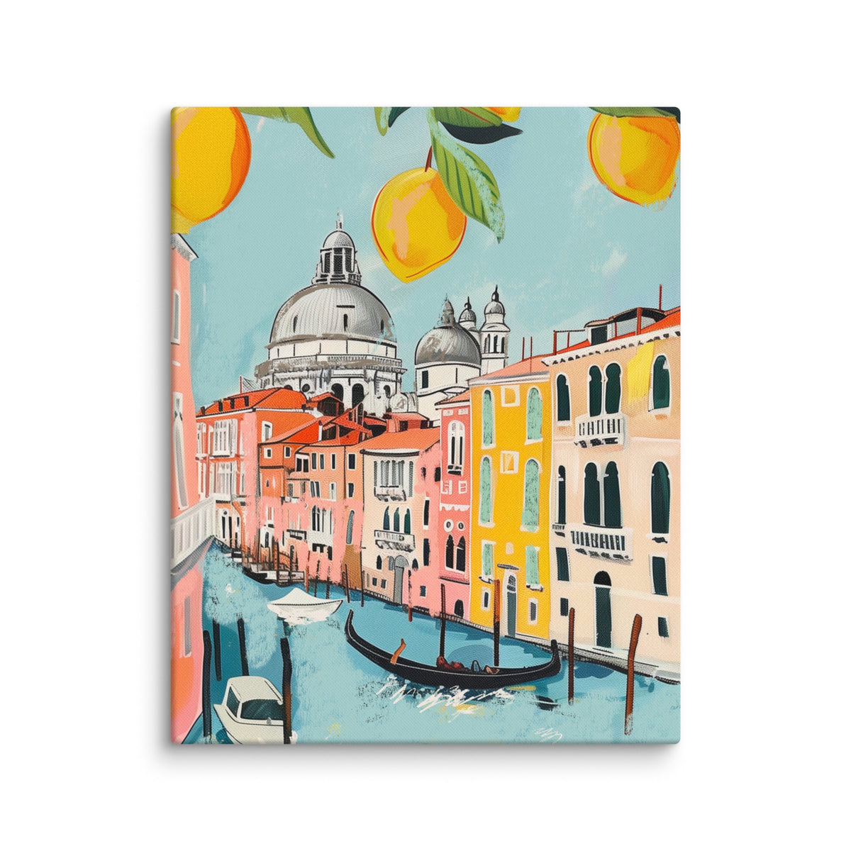 Venetian Dreamscape - A Slice of Italy on Your Wall - 16″×20″ - Canvas