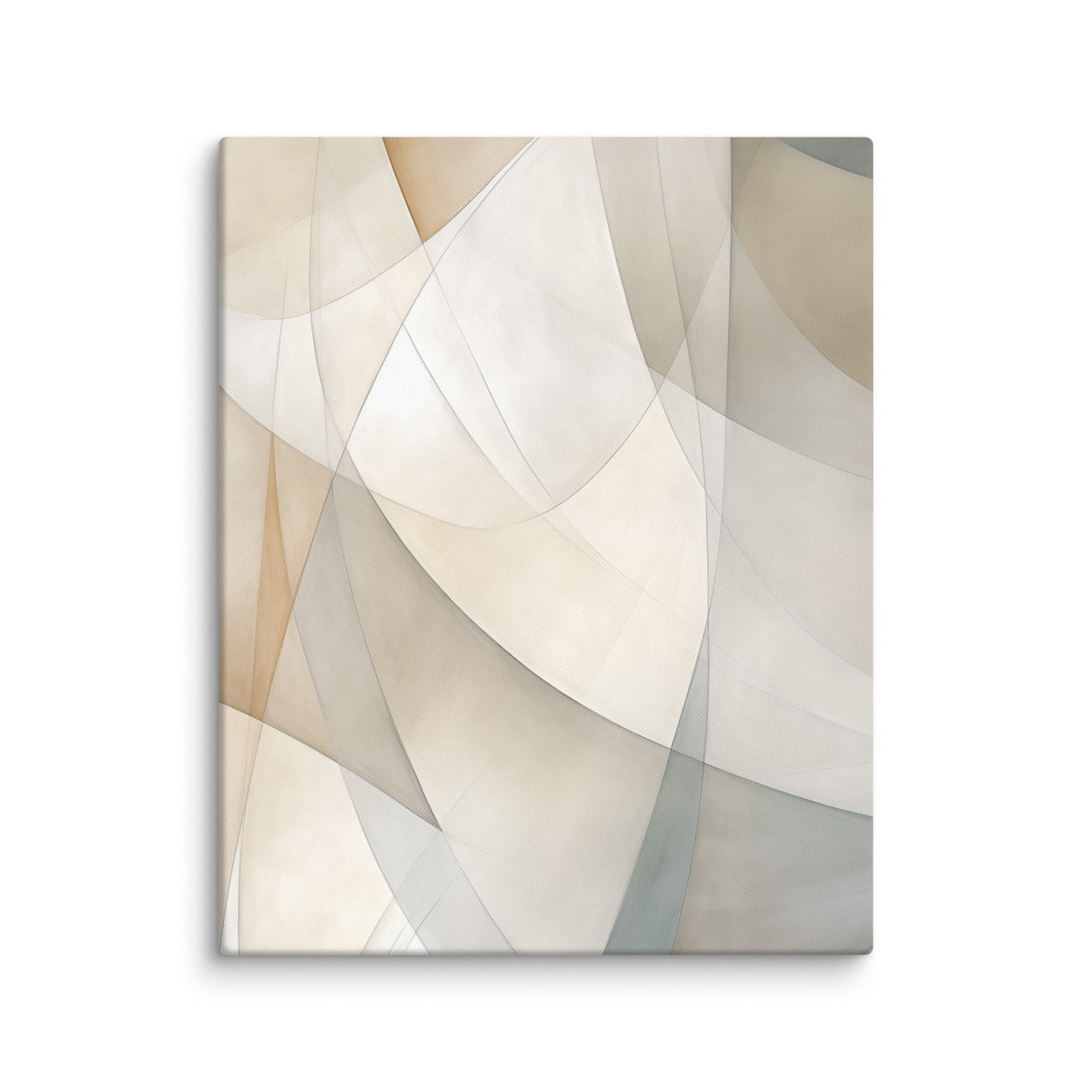 Fluid Harmony - Abstract Elegance - 16″×20″ - Canvas Prints