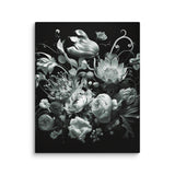 Floral Symphony - Shades of Serenity - 16″×20″ - Canvas Prints