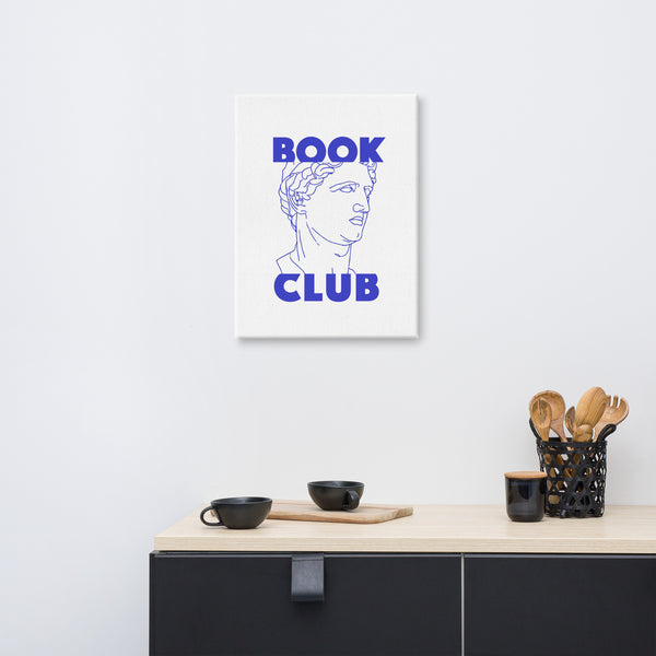 Classic Book Club Canvas - Elegant and Timeless - 18″×24″ - Canvas