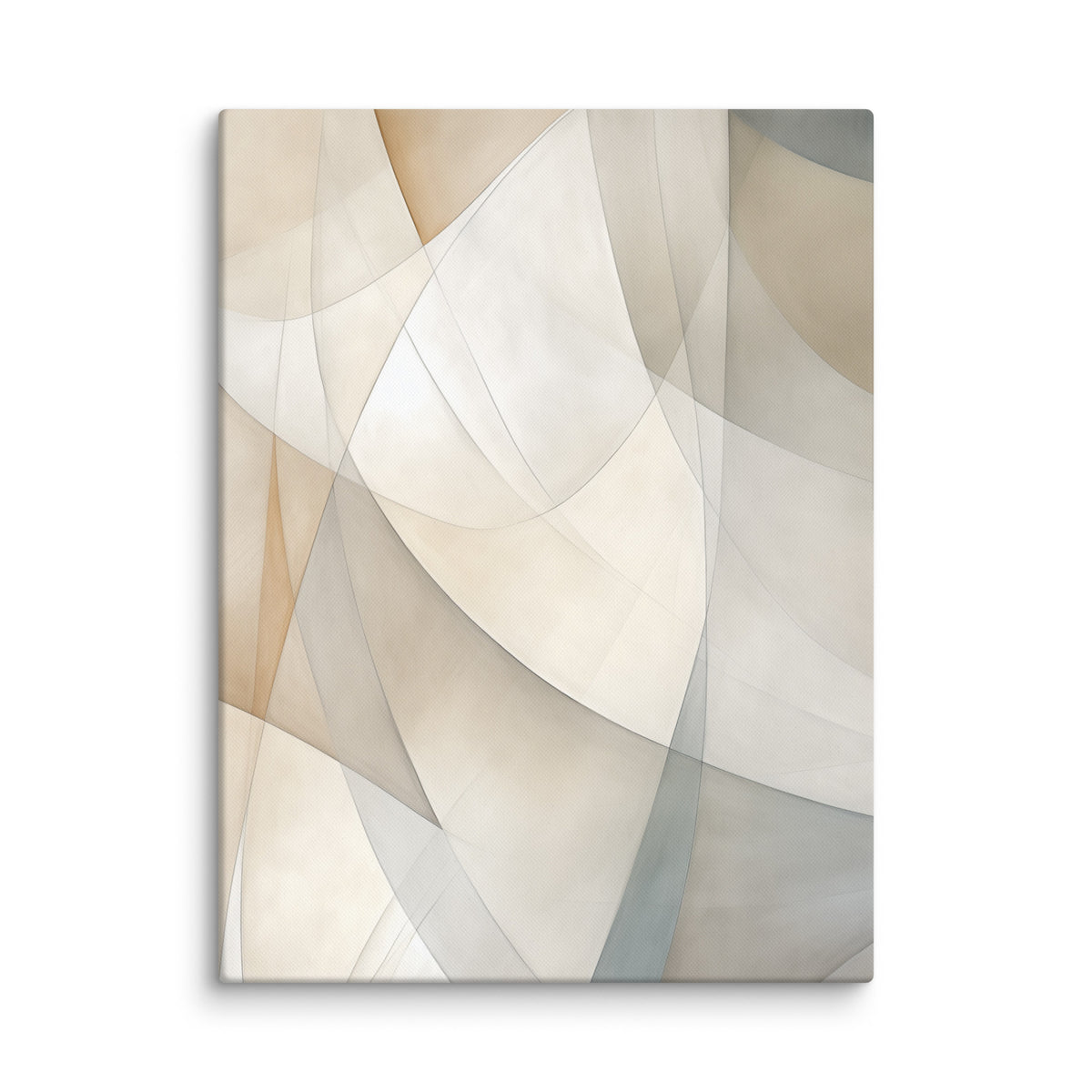 Fluid Harmony - Abstract Elegance - 18″×24″ - Canvas Prints