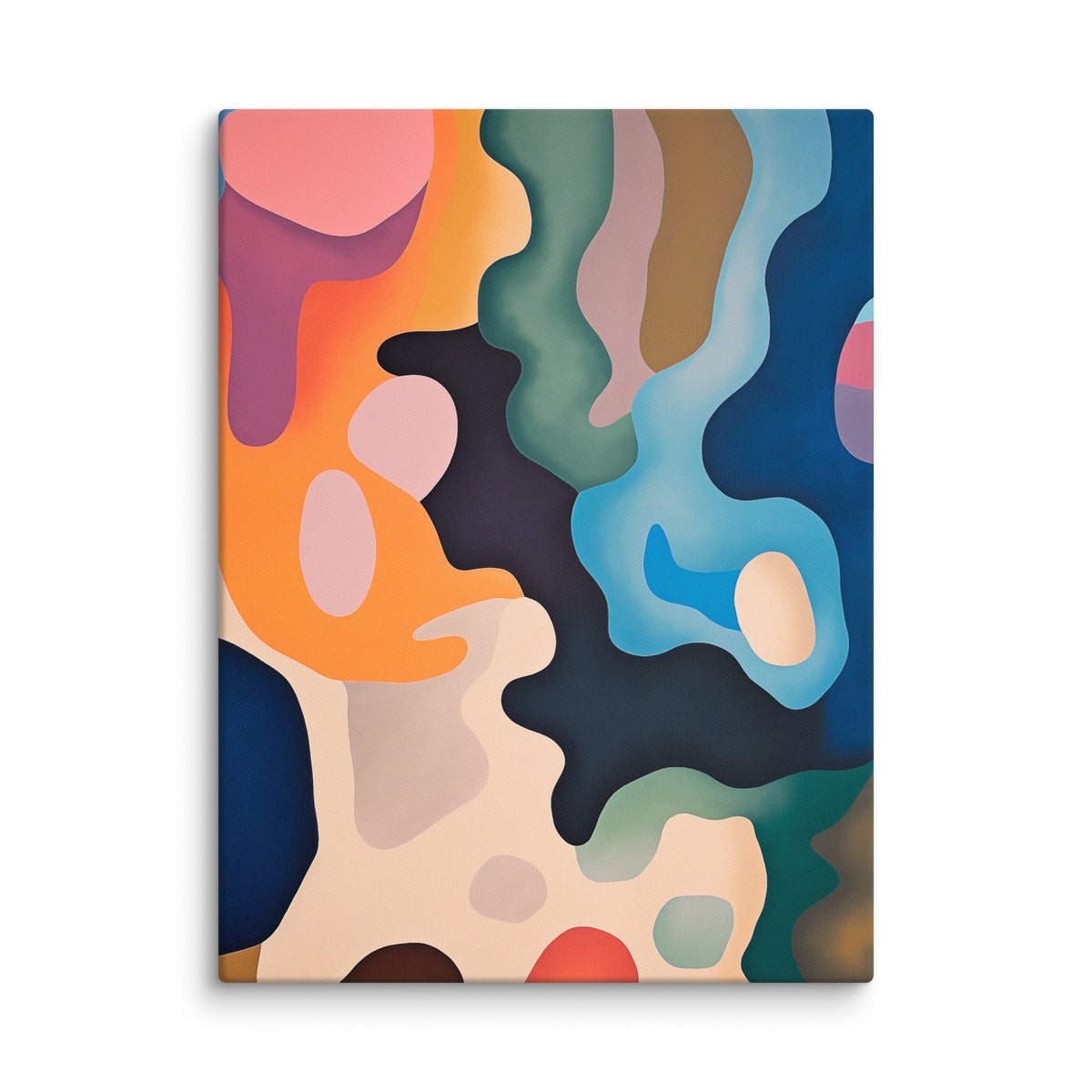 Dynamic Harmony - Colorful Abstractions - 18″×24″ - Canvas Prints