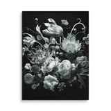 Floral Symphony - Shades of Serenity - 18″×24″ - Canvas Prints