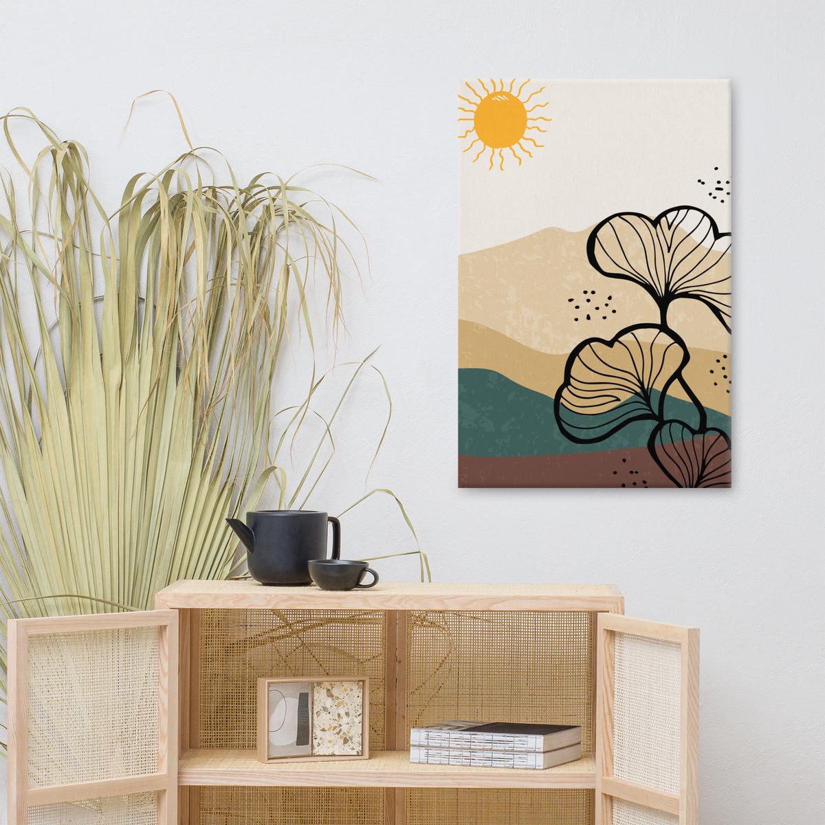 Nature's Harmony - Abstract Canvas Art - 24″×36″ - Posters