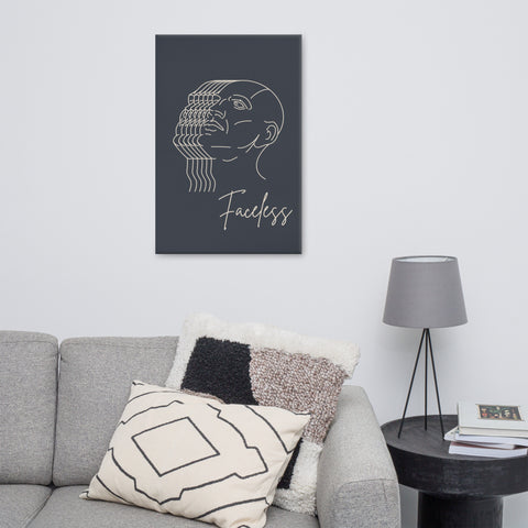 Image of Abstract Identity - Faceless Canvas Art