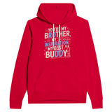 You're My Brother, My Best Buddy – A Bond for Life - Red - Hoodies